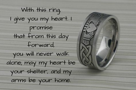 How to Write Your Own Wedding Vows Write Your Own Wedding Vows, Big Wedding Rings, Pagan Wedding, Wedding Readings, Ring Exchange, Marriage Vows, Celtic Wedding Rings, Titanium Wedding Rings, Commitment Ceremony