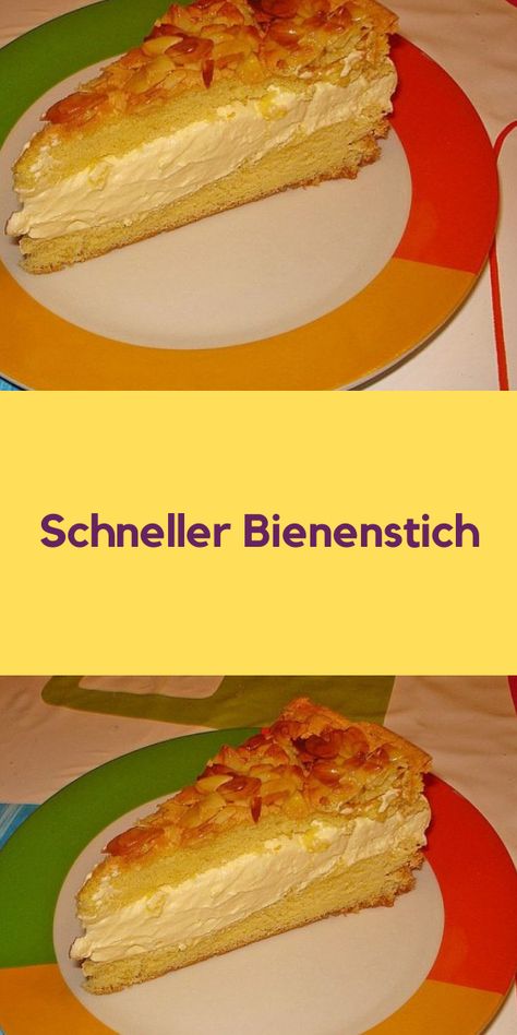 Schneller Bienenstich Easy Baking Recipes, Easy Baking, Sweet Recipes, Baking Recipes, French Toast, Cheesecake, Toast, Butter, Baking