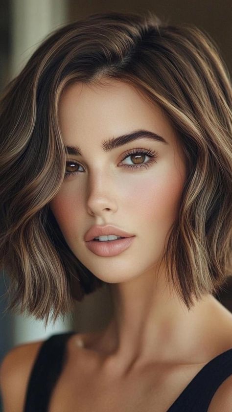 A bob haircut for thick hair can strike the perfect balance between volume and control. By adding layers or opting for a sharp, blunt cut, you can achieve a modern, sophisticated look that�s easy to style and maintain, making it ideal for showcasing the natural texture of thick hair. Kendall Jenner Bob, Bob Haircut For Thick Hair, A Bob Haircut, Create Pin, Bob Haircuts For Thick Hair, Haircuts For Thick Hair, A Bob, Short Hair Trends, Beach Ideas