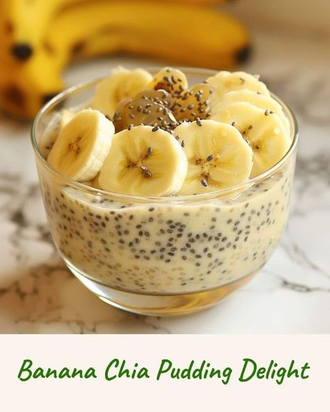 Ina Garten Recipes 🍰🍟🍕🍿 | 🍌✨ Banana Chia Pudding Delight ✨🍌 | Facebook Chia Seed Pudding Banana, Chia Pudding Banana, Pudding Banana, Banana Chia Pudding, Recipes Banana, Ina Garten Recipes, Chia Seed Pudding, Spice Recipes, Chia Pudding