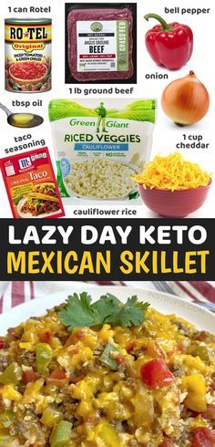 Riced Veggies, Clean And Delicious, Low Carb Dinners, Low Carb Ideas, Low Carb Life, Low Carb Meal, Carb Free, Keto Dinners, Low Carb Eating