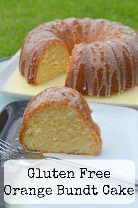 Gluten Free Bundt Cake, Orange Bundt Cake Recipe, Bundt Cake Recipes, Orange Bundt Cake, Orange Pound Cake, Gluten Free Cake Recipe, Bundt Cake Recipe, Pan Sin Gluten, Gluten Free Desserts Recipes