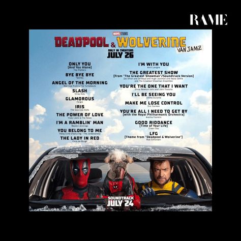 @marvelstudios has revealed the track list for the upcoming #Hollywood film "Deadpool & Wolverine," featuring a new original song by #Kpop group Stray Kids, "#Slash." The collaboration comes after years of #online interactions between Reynolds and Stray Kids, which began with their Deadpool-inspired #performance on "Kingdom: Legendary War" in 2021. The film will hit #theaters on July 26, with the #soundtrack released two days earlier on July 24. Stray Kids is also preparing to launch thei... Kingdom Legendary, Angel Of The Morning, Deadpool And Wolverine, Hollywood Film, The Greatest Showman, Deadpool Wolverine, Kpop Group, Original Song, Korean Language