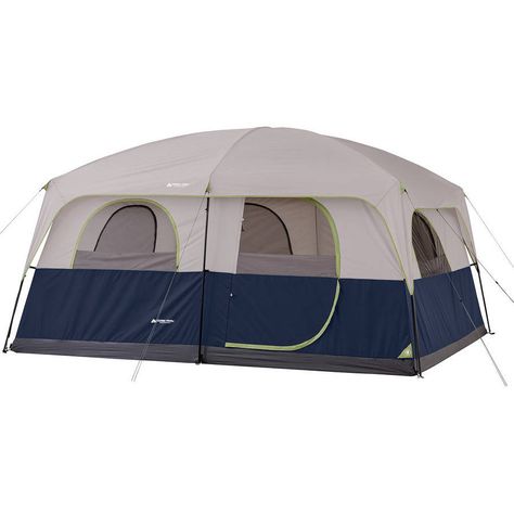 Ozark Trail 14' x 10' Family Cabin Tent, Sleeps 10 - Walmart.com - Walmart.com Ozark Trail Tent, 10 Person Tent, Camping Necessities, Tenda Camping, Camping Cabin, Comfortable Camping, Best Tents For Camping, Family Cabin, Family Tent Camping