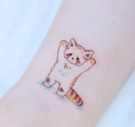 Pineapple Tattoo Meaning, Teapot Tattoo, Gap Filler Tattoo, Cupcake Tattoos, Pineapple Tattoo, Panda Tattoo, Red Pandas, Hand Poked Tattoo, Cute Tiny Tattoos