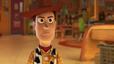 woody is not happy Woody Pride, Snake In My Boot, Dibujos Toy Story, Sheriff Woody, Toy Story Characters, Toy Story 3, Be The Reason, Funny Toys, Disney Xd