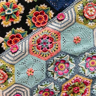 Ravelry: Frida's Flowers Primavera pattern by Jane Crowfoot Janie Crow, Jane Crowfoot, Mexican Textiles, Crochet Magazine, Floral Crochet, Fruit Garden, World Crafts, Tree Crafts, Dk Yarn