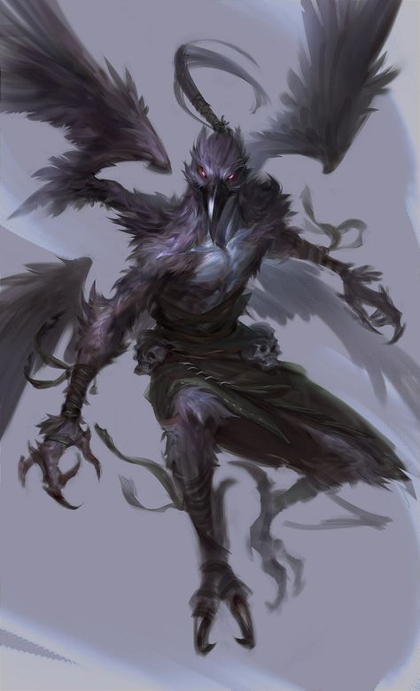 ArtStation - Yokai Fantasy Demon, Japanese Monster, Fantasy Beasts, Monster Concept Art, Demon Art, Fantasy Creatures Art, Fantasy Monster, Mythical Creatures Art, Creature Concept Art