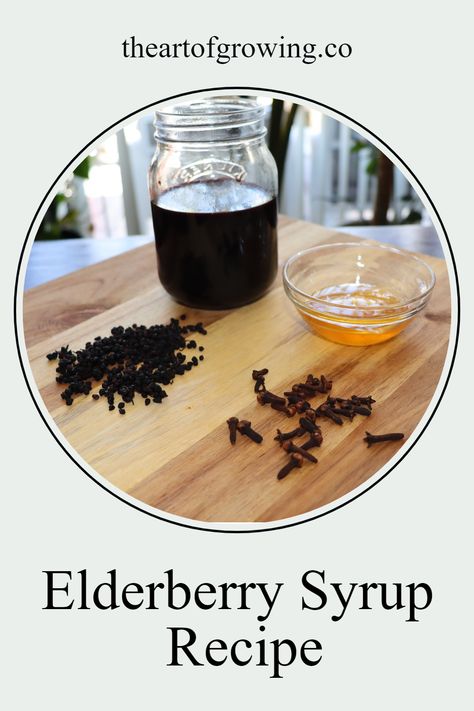 Elderberry syrup, cloves, honey and elderberries on table Elderberry Recipes Syrup, Elderberry Syrup Recipe With Star Anise, Best Elderberry Syrup Recipe, How To Harvest Elderberries, Homemade Elderberry Syrup, Elderberry Syrup Recipe, Homemade Elderberry, Elderberry Recipes, Elderberry Syrup