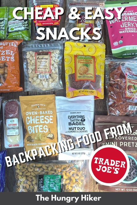 Cheap Easy Snacks, Backpacking Snacks, Hiking Snacks, Hiking Food, Backpacking Trip, Backpacking Food, Thru Hiking, Food Options, Food Covers