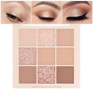 9Colors Pink Beige Eyeshadow Palette,Nude Soft Small Eyeshadow Matte Shimmer Natural Neutral Creamy Eye Shadow Light Colors Long Lasting Naturing-Looking Cream Eye Shadow for Older Women Matte Cream Eye Makeup, Beige Eyeshadow, Light Eyeshadow, Grad Hair, Eyeshadow Matte, Cream Eye Shadow, Makeup Starter Kit, Peach Makeup, Wedding Aesthetics