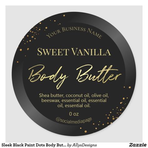 Body Butter Labels, Vanilla Body Butter, Neroli Essential Oil, Heart Border, Vendor Booth, Glitter Text, Blue Hearts, Black Hearts, Shea Body Butter