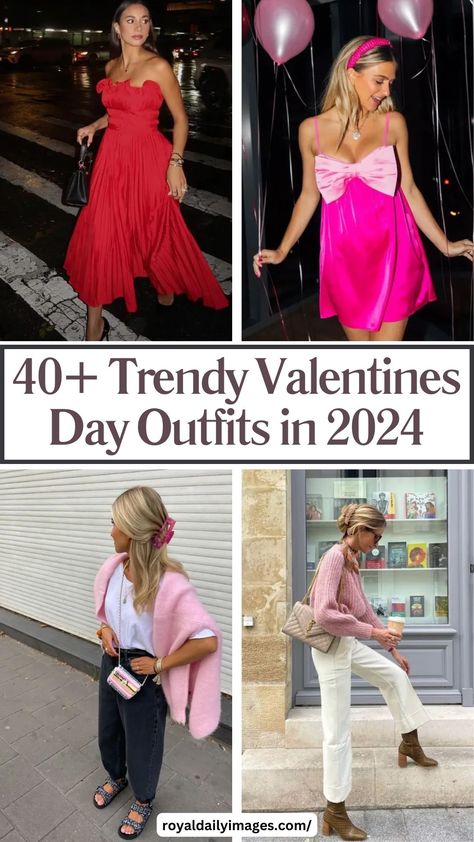 Valentines Day Outfits Valentines Outfits For Women 2024, 2024 Valentines Outfit, Valentines Day Outfits 2024, Simple Valentines Outfits, Valentines Day Outfits For Women Casual, Valentines Day Outfits For Women, Valentines Day Outfits Casual, Trendy Outfits For Women, Valentine Outfits For Women