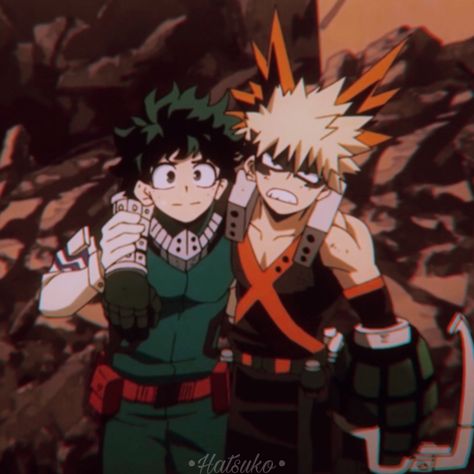 Midoriya Izuku | Bakugou Katsuki Midoriya Izuku, Bakugou Katsuki, Anime