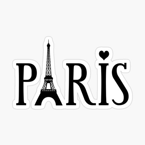 Paris Stickers, Bottle Decals, Eiffel Tower Print, Paris Shirt, Paris Tour, Paris Tour Eiffel, Paris Logo, Black Background Wallpaper, Love Paris