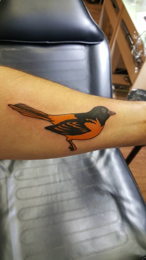 Orioles Tattoo, Baltimore Tattoo, Street Tattoos, Baltimore Street, Tattoo Mistakes, Nerd Tattoo, Street Tattoo, Traditional Ink, Tattoos Art