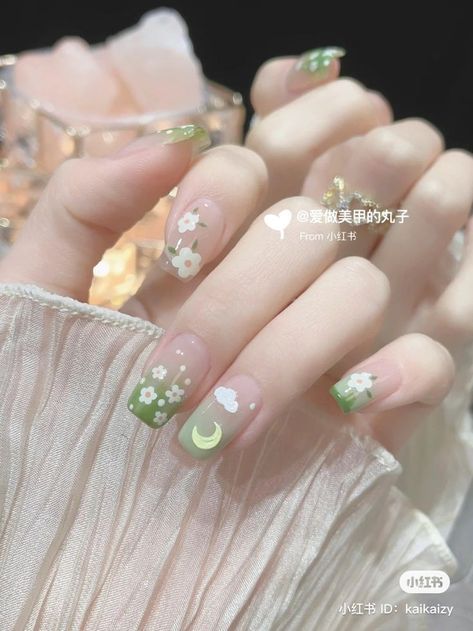 Silly Nails, Nail Design Gold, Kawaii Nail Art, Hello Nails, Punk Nails, Cute Simple Nails, Cute Nail Art Designs, Purple Nail, Pretty Nail Designs