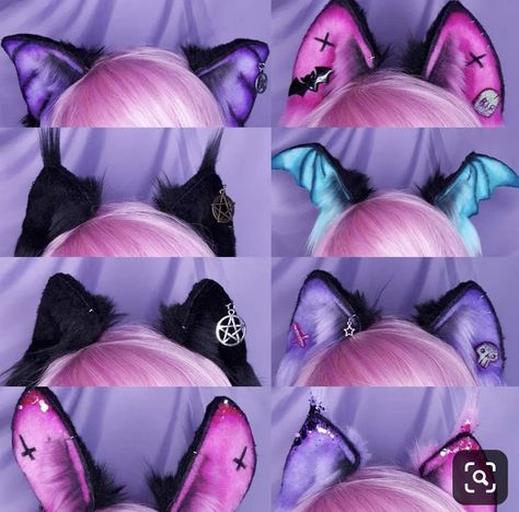 Wolf Ears And Tail, Wolf Ears, Kawaii Accessories, Cosplay Diy, Cute Cosplay, Animal Ears, Ear Headbands, Kawaii Clothes, Anime Cosplay