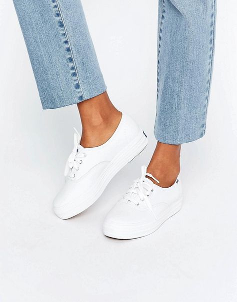 Keds Classic Leather Platform Sneakers Keds Platform Sneakers Outfit, Keds Platform Sneakers, Platform Keds, Platform Sneakers Outfit, Superga Platform, Keds Sneakers, Sneaker Outfits, Platform Trainers, Superga Shoes