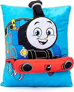 Amazon.com: Jay Franco Mattel Thomas & Friends 3D Snuggle Pillow-Super Soft Blue Train Pillow - Measures 15 Inches : Home & Kitchen Kids Sheet Sets, Fleece Pillow, Kids Sheets, Blue Train, Cozy Pillow, Thomas The Train, Christmas Accessories, Kids Pillows, Thomas And Friends