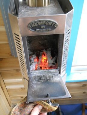 Newpport brand woodstove for a Tiny Home. It keeps a small space warm even in Vermont winters. Might work for SD winters too. You could just about afford split wood for it for the winter. :) Tiny Wood Stove, Small Stove, Boat Ideas, House Photo, Micro House, Tiny House Movement, Tiny Spaces, Small Cabin, Wood Burner