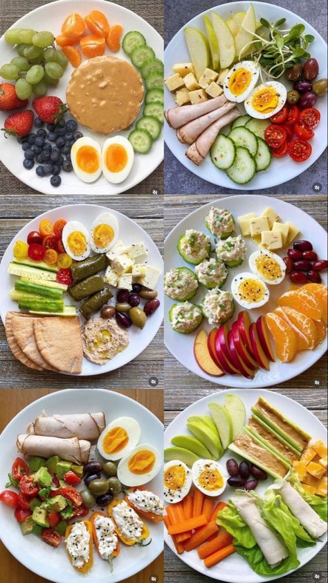 Heathly Gut Meals, Diet Plate Ideas, Eat Heathly, Healthy Breakfast Plate, Plats Healthy, Healthy Plate, Healthy Lunch Snacks, Healthy Food Menu, Resep Diet