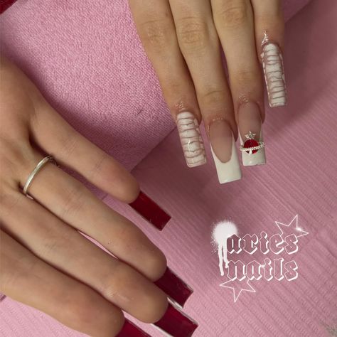 red under nails! ❤️❤️❤️ - #nailart #acrylic #beginnernailtech Red Under Nails, Nails Nailart, Nail Tech, Red Nails, Red Color, Nail Art, Nails, Red, Quick Saves