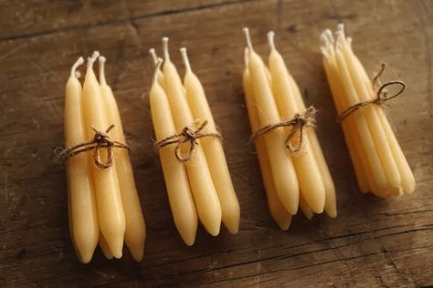 DIY Hand-Dipped Beeswax Candles – Woodlark Advent Spiral, Dipped Candles, Beeswax Candles Diy, Hand Dipped Candles, Spa Candle, Weekend Projects, Unique Candles, Beeswax Candles, Taper Candles