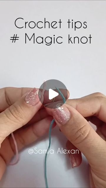 Samia Alexan on Instagram: "Time for important crochet tips 😉😍
How to make an invisible magic knot 🧶

What do you think!?

💓 Follow Me 💓

#crochet #crochetersofinstagram  #crochettips #crochettip #crochetfreepattern #crochetaddict #crochetlovers #crochetpattern #howtocrochet #handmade #handemadewithlove #crochetaddict #crochetaddicted #crochetaddiction #howtocrochet" Invisible Knot Crochet, Invisible Knot, Magic Knot, Crochet Tips, Instagram Time, Crochet Lovers, How To Make An, Free Crochet Pattern, You Think