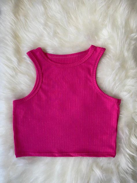 Crop Top Rosa, Top Rosa, Jeans Cropped, Top Crop, Simple Trendy Outfits, Tank Top Cami, Women Clothing, Tank Tops Women, Trendy Outfits