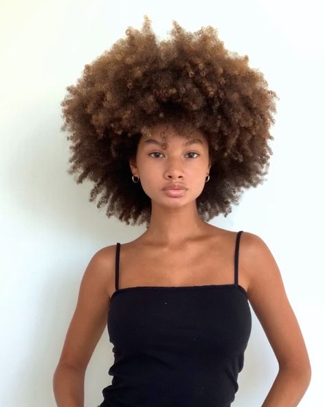 Hannah Mussette, Afro Model, Black Feminism, Natural Hair Highlights, Afro Twist Braid, Hair Content, Friends Women, Geometric Hair, Dark Brunette Hair