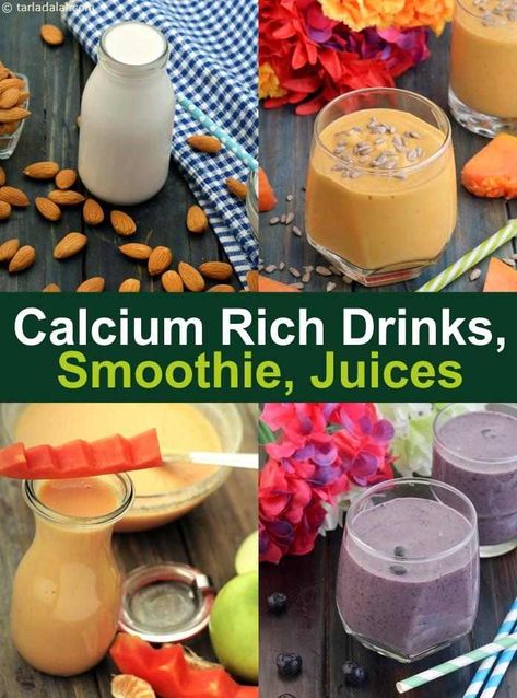 43 Calcium Rich Smoothies Drinks Recipes : Calcium Rich Juice Recipes Calcium Rich Fruits, Vegetarian Smoothies, Juicing Recipes For Beginners, Almond Milk Recipes, Avocado Vegan, Smoothies With Almond Milk, Oat Smoothie, Calcium Rich Foods, Foods With Calcium