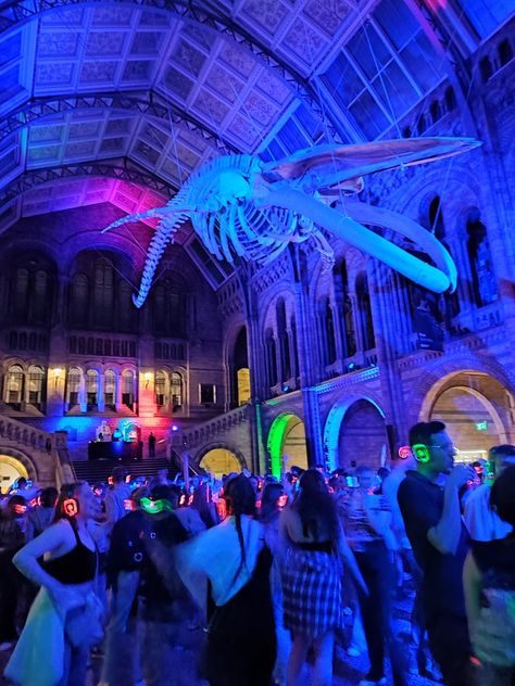 Silent Disco Natural History Museum, Planetarium Date, Ceil Phantomhive, Museum Party, Natural History Museum London, Silent Disco, 2025 Goals, Public Space Design, Feeling 22