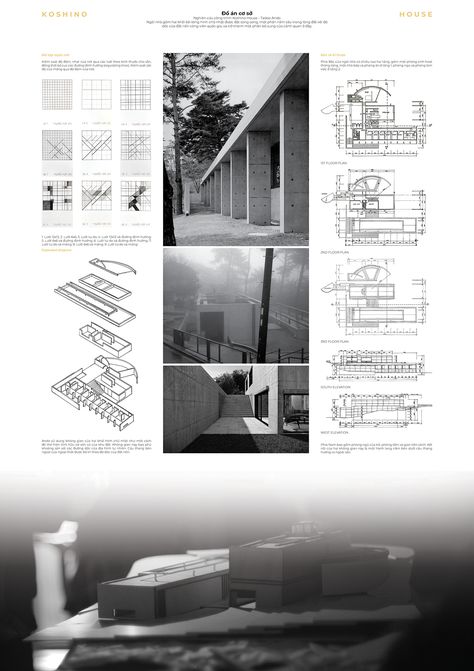 Basic Design Studio - Koshino House Case Study Koshino House, Case Study Design, Architecture Design Sketch, Study Design, Illustration Photography, Photography Architecture, Basic Design, Adobe Indesign, Photoshop Adobe