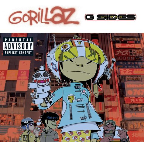 Gorillaz - G-Sides Gorillaz G Sides, Gorillaz Albums, Demon Days, Plastic Beach, Jamie Hewlett, Gorillaz Art, Mark Knopfler, Cd Album, Imagine Dragons