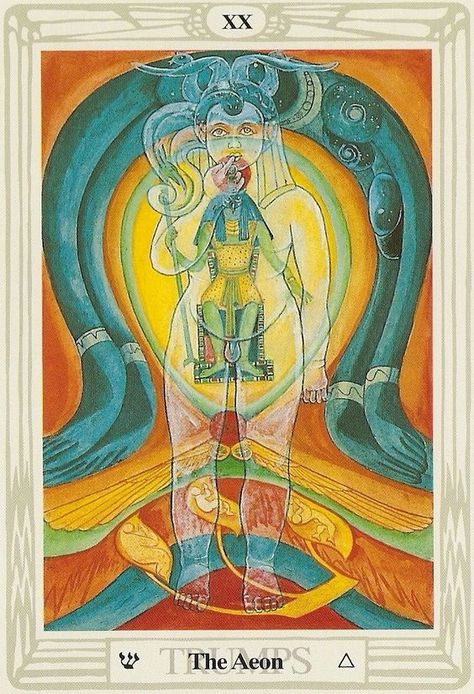 Judgement - Thoth Thoth Tarot, Pack Of Playing Cards, Card Meanings, Mystery School, Aleister Crowley, Tarot Major Arcana, Daily Tarot, Rider Waite, Minor Arcana