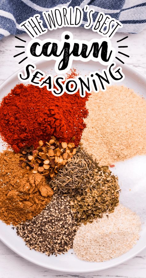 Seafood Boil Seasoning, Cajun Seasoning Recipe, Cajun Seasoning Mix, Cajun Spice Mix, Homemade Cajun Seasoning, Cajun Spice, Seafood Boil Recipes, Spice Blends Recipes, Boiled Food