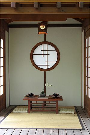 Japanese Tea Room, Japanese Homes, Casa Fantasy, Garden Japanese, Tea Houses, Zen Interiors, Japanese Home Design, Japanese Tea House, Japanese Style House