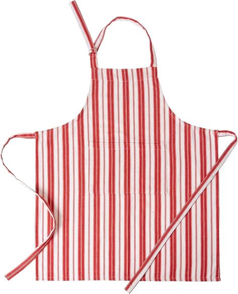 Amazon.com: Casa De Lan 100% Cotton Apron For Men & Women -28 x 32 Inches – Chef Aprons – Useful When Cooking, Baking, Gardening – Adjustable Strap Around Waist & Neck With Pockets Bright Red Stripes : Home & Kitchen Chef Aprons, Apron For Men, Aprons For Men, Cotton Apron, Chef Apron, Linen Textile, Bright Red, Apron, Adjustable Straps