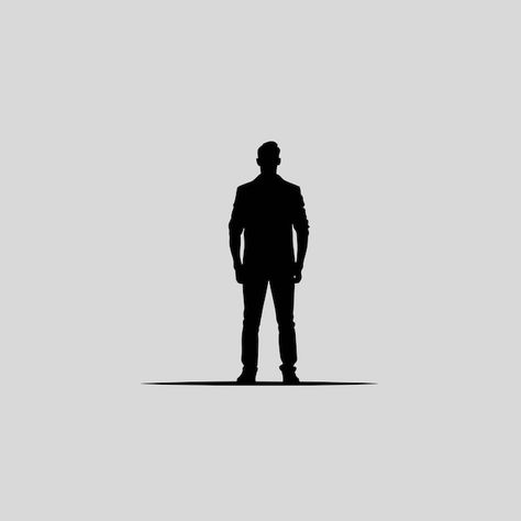 Man standing silhouette vector design | Premium Vector #Freepik #vector #man #black #art #design Silhouette Person Standing, Man Standing Silhouette, Old Man Silhouette, Black Art Design, Standing Silhouette, Male Silhouette, Person Silhouette, Man Silhouette, Silhouette Tattoos