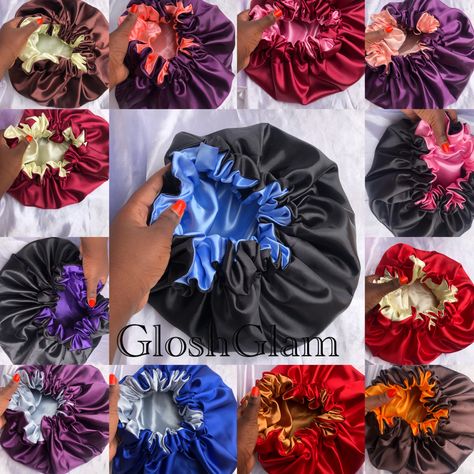 Bonnet Business, New Week Blessings, Nursing Wallpaper, Week Blessings, Silk Hair Bonnets, Satin Bonnets, Diy Hair Scrunchies, Bonnet Cap, Traditional Wedding Decor