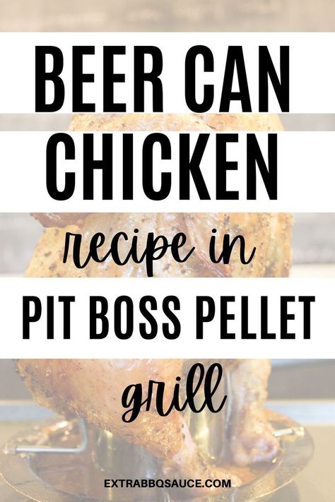 If you like a juicy, tender and moist chicken then you have to check out this Beer Can Chicken Recipe on a Pit Boss Pellet Grill. While Chicken Recipes, Pellet Smoker Chicken, Smoker Cooking Recipes, Pit Boss Pellet Grill Recipes, Smoker Recipes Chicken, Smoked Beer Can Chicken, Wood Pellet Grill Recipes, Gas Grill Recipes, Smoker Grill Recipes