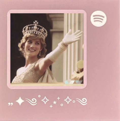 Princess Diana Barbie Spotify Cover, Coquette Spotify Covers, Coquette Playlist Cover, Queen Spotify Cover, Princess Spotify Covers, Princess Playlist, Puppy Princess Album Cover, Disney Music Playlist Covers, Spotify Playlist