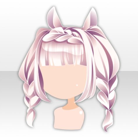 Gacha Hairstyles, Long Hair Waves, Mad Tea Parties, Chibi Hair, Pelo Anime, Blue Avatar, Manga Hair, Magic Girl, Pink Head