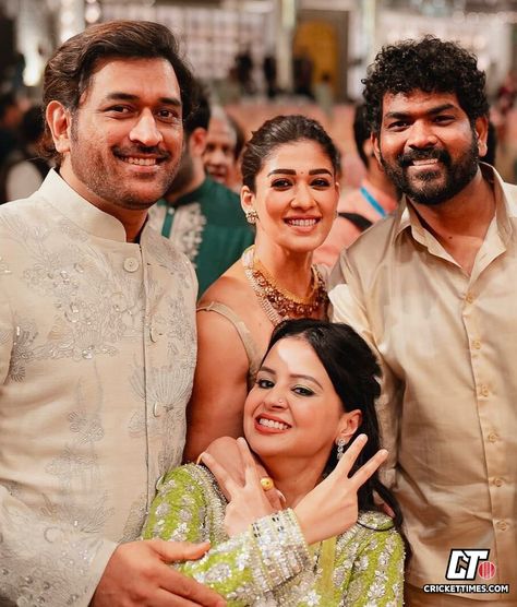 MS Dhoni, Sakshi, Nayanthara and Vignesh Shivan grace Anant Ambani and Radhika Merchant's wedding #cricket #films #wedding Vignesh Shivan, Ambani Wedding, Anant Ambani, Ms Dhoni, Cricket News, Film, Quick Saves