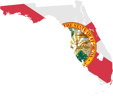 Florida Flag Map - MapSof.net Florida State Flag, Choir Teacher, Florida Tattoos, Camping In Texas, Florida Flag, Summer Day Camp, School Improvement, Alabama Travel, National Flags