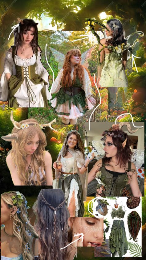 Forest Fairy Costume, Woodland Fairy Costume, Faerie Costume, Fairy Costume Diy, Ren Faire Outfits, Medieval Fair, Fantasy Party, Ren Faire Costume, Fairy Festival