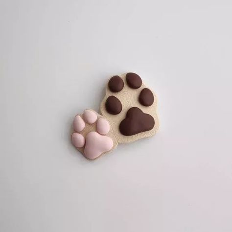 Polymer Clay Dog, Clay Dog, Moral Support, Cute Brooch, Dog Birthday Gift, Clay Magnets, Miniature Food Jewelry, Clay Crafts Air Dry, How To Make Clay