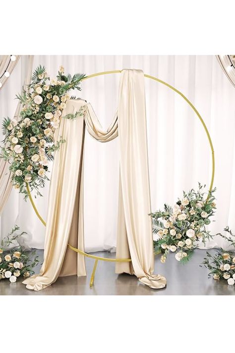 Circle Wedding Arch, Circle Balloon Arch, Circle Arch, Women's Conference, Christening Ideas, Balloon Arch Kit, Round Backdrop, Round Balloons, Balloon Backdrop