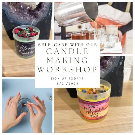 🕯️✨ Self-Care Through Creativity: Candle-Making Workshop! ✨🕯️ Indulge in an evening of self-care and creativity on September 21, 2024, from 7:00 PM to 9:00 PM at Scorp Zone! Join us for a soothing candle-making workshop where you can unwind and express yourself while crafting your own unique candles. Engaging in creative activities is a wonderful way to nurture your mind and spirit, and what better way to do it than with a little light? 🌟💖 Spaces are limited, so gather your friends and res... September 21, Unique Candles, Light And Space, Creative Activities, Candle Making, Instagram Feed, Self Care, Do It, Candles